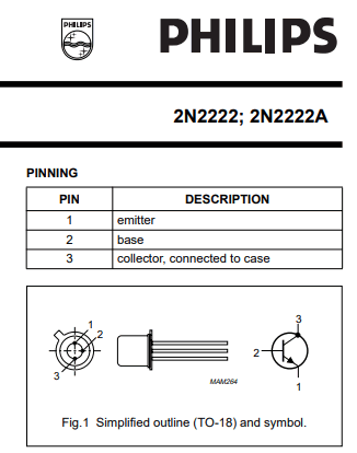 2N2222 - NPN Silicon Transistor
